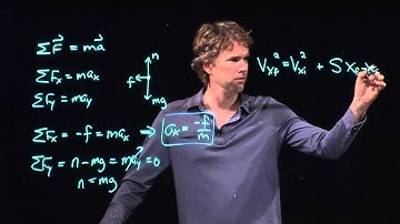 Sliding with friction