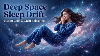 🌌 Deep Space Sleep Drift | Instant Calm &amp; Night Relaxation (2 Hours)