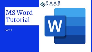 MS Word Tutorial Part-1 | Microsoft Word for Beginners