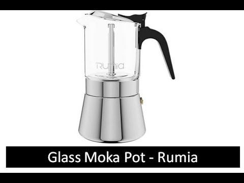 Live Unboxing, Glass Moka Pot-Rumia Stovetop Espresso