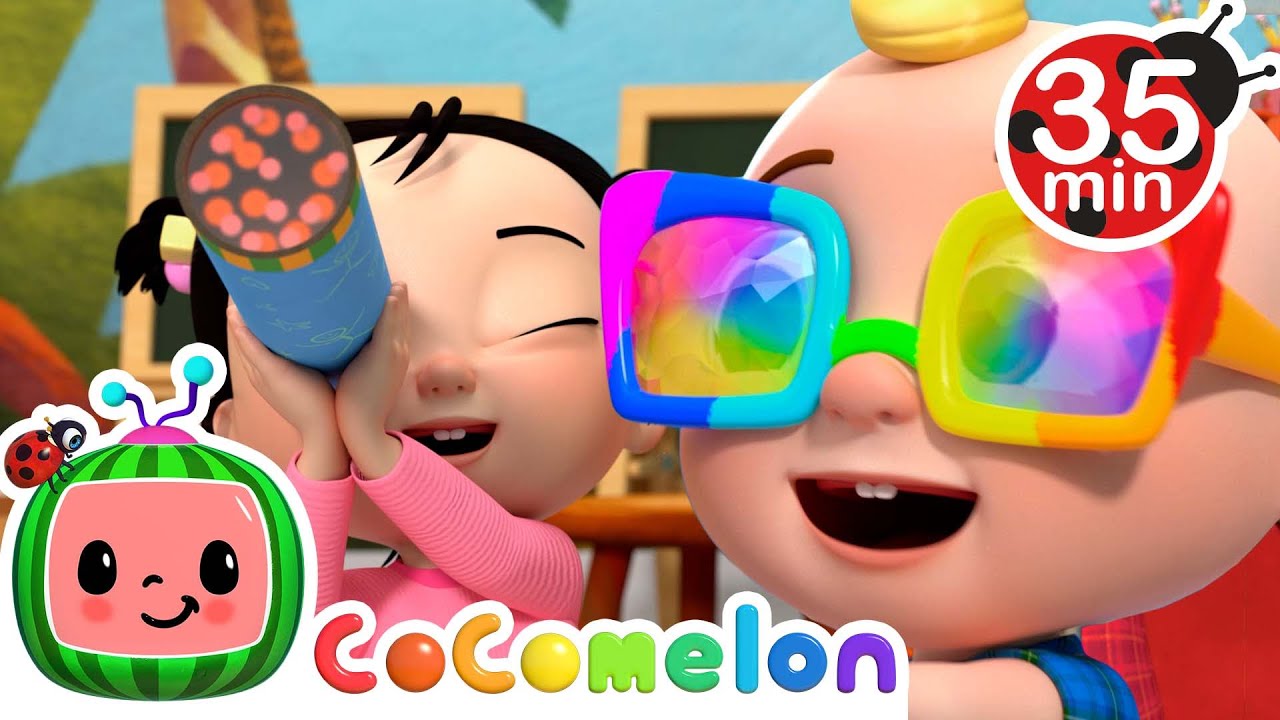 Color Kaleidescope + MORE! | Colors with @Cocomelon - Nursery Rhymes | Nursery Rhymes & Kids Son