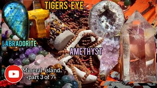 Travel to the island of amethyst gemstones and labradorite minerals - YouTube
