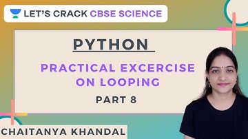 Python - Revision Tour of class 11th | Part 8 | CBSE Science | Chaitanya Khandal
