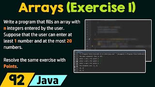 Arrays in Java (Exercise 1) screenshot 3