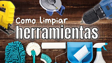 ¿Con qué limpias las herramientas eléctricas?