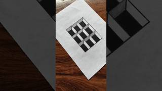 Easy and unique 3D illusion drawing step by step #shorts #yt shorts💪