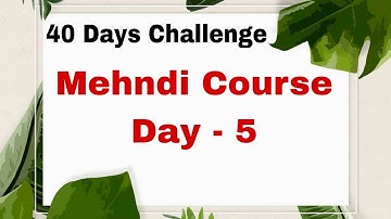 Mehndi class-5 Basic easy bridal borders/ Henna belts practice for beginners/ Learn perfect mehndi