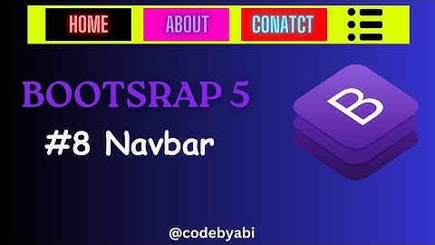 Navbar · Bootstrap v5.0 tamil #bootstrap5 #bootstraptutorial
