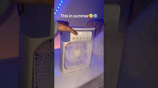 Mini Cooler Mist Fan ❄️💨 | USB Desk Cooling Fan with 3 Speed Modes for Room, Kitchen &amp; Office