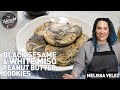 Black Sesame & White Miso Peanut Butter Cookies  / 검은깨, 일본 된장 & 땅콩 버터 쿠키 / NEW & Easy Cookie Recipe