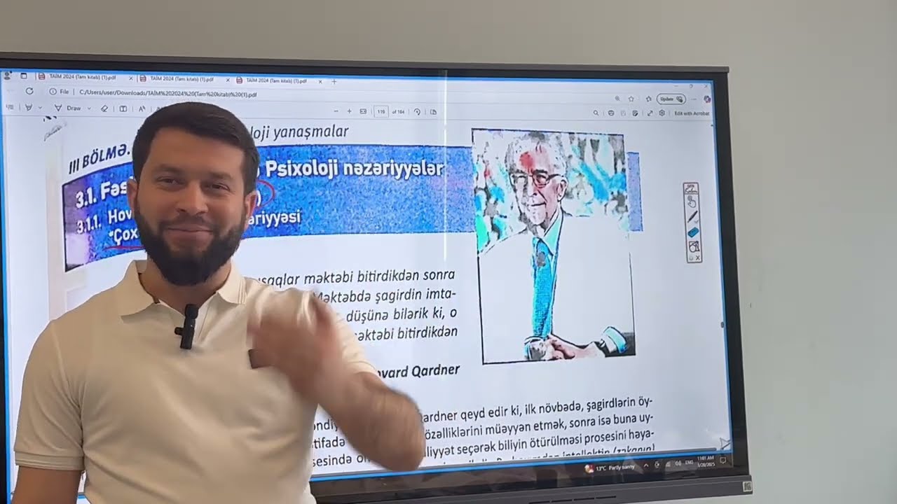 3.1.1. H.Qardner“Çoxnövlü zəka”,  3.1.4. K.Dvek“Düşüncə tərzi”nəzəriyyəsi. Elgün Əhmədov 0506977833