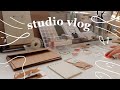 studio vlog ep.1: how i pack orders, new shop updates, thoughts on art and inspiration