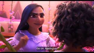 Disney Encanto Clip An argument between Mirabel and Isabela With Caption screenshot 5