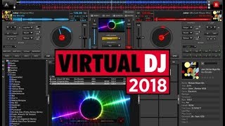 شرح برنامج الدى جى لدمج الموسيقي وعمل الريمكسات  VirtualDJ 2018