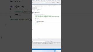 While Loop ilə C# Dərs nümunəsi #tutorial #csharptutorial #c #keşfet #technology #csharp #subscribe