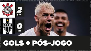 Gols e Pós-jogo | Corinthians 2 (3) x (1) 0 Atlético-MG | Copa do Brasil 2023