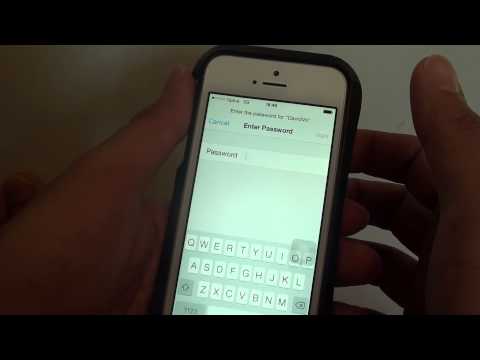 iPhone 5S How to Connect to Wi-Fi Network