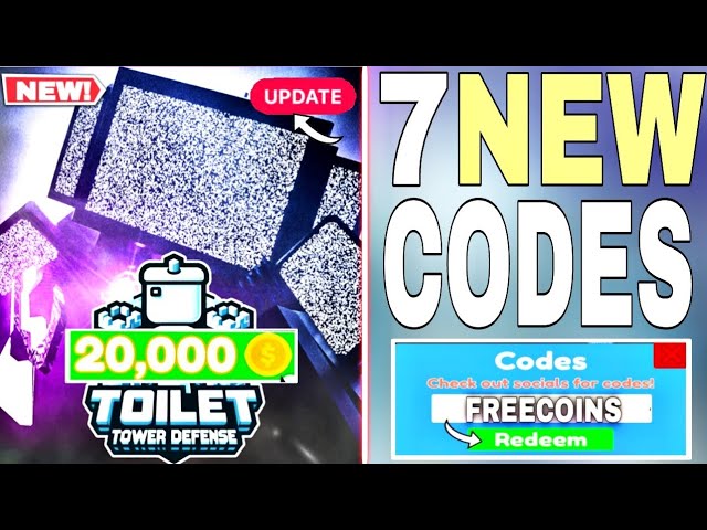 Toilet Tower Defense codes (November 2023) - all working codes