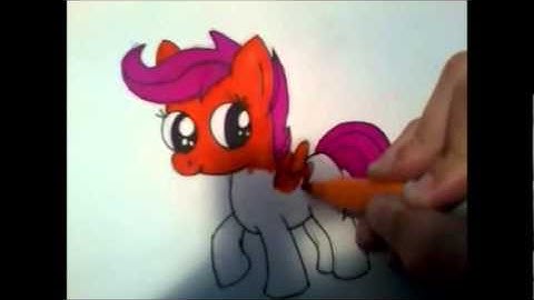 Speed Drawing - Scootaloo