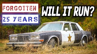 FORGOTTEN Dodge Police Car - Will It Run After 25 Years?