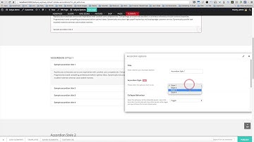 Accordions (Page Builder Element in Kallyas WordPress theme v4.0 )