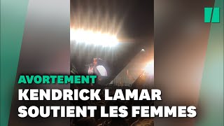 Kendrick Lamar dénonce les lois contre l'avortement aux États-Unis au Glastonbury Festival