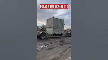 TRUCKING OVERSIZE SAND BOX LOAD IN REAL LIFE !!! BIG MONEY 💰 EXPENSIVE FREIGHT ! #shorts #trucking