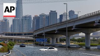 UAE struggles to recover after heaviest recorded rainfall ever hits nation