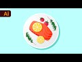 Adobe Illustrator Tutorial - Sketch to Vector Food