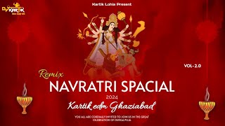 TERE DAR PE SAAR JHUKAYA THE FESTIVAL OF MAA NAVRATRI 2024BHAJAN EDM REMIX MIX BY DJ KARTIK EDM GZB