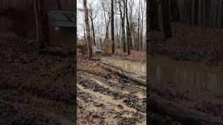 Ford Bronco makes easy work of the mud. #shorts #ford #bronco #landbetweenthelakes #offroad