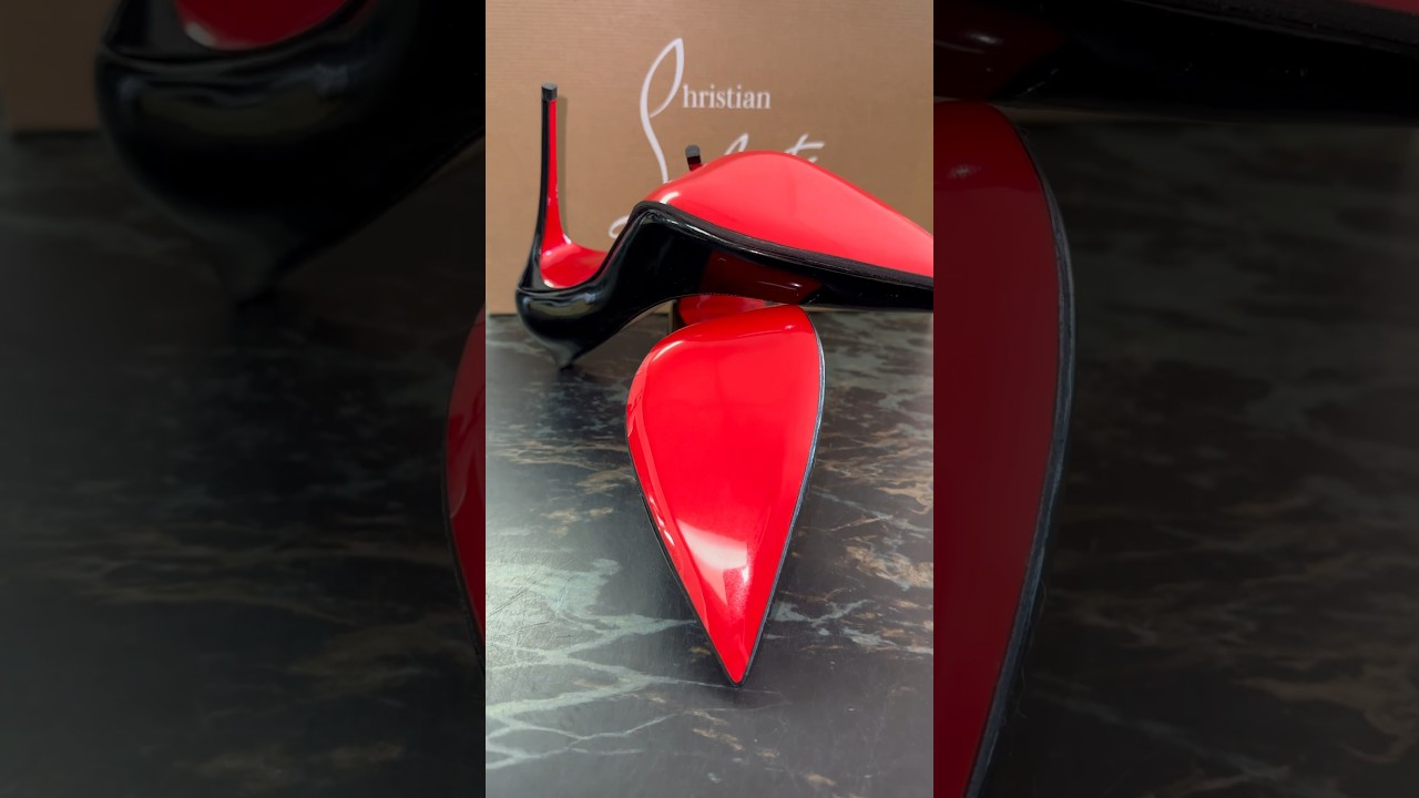 Non-slip red sole protectors on Christian Louboutin heels👠 #americascobbler #redbottoms #shoerepair