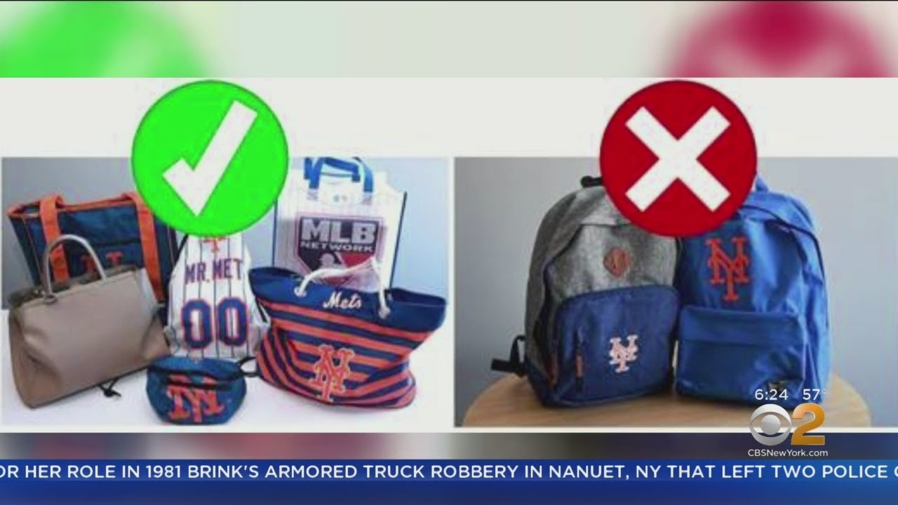 mlb bag policy