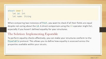 How to Check Equality by Field on Swift Objects