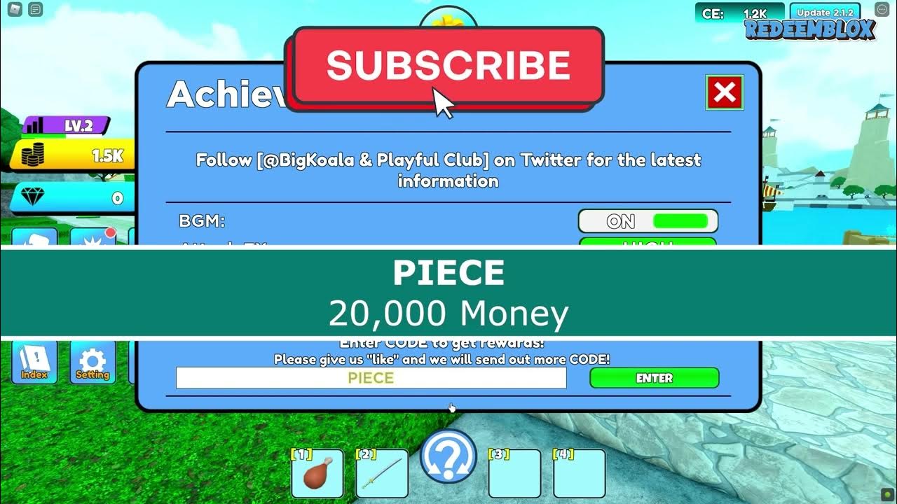 [New] Piece X Tycoon Roblox Codes (August 2022) Working Codes In