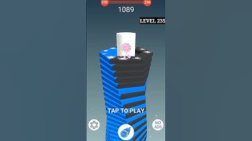 STACK BALL 3D 🏀🎮 LEVEL235 #stackball  #viralshorts