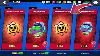 WORLD RECORD🔥😱  LEGENDARY NEW GIFTS 🎁FREE CREDITS 💠🔥BRAWL STARS UPDATE😲🔥!!