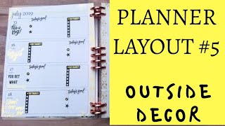 How To Decorate Your Horizontal Planner Collab - Erin Condren Horizontal Planner - Plan With Me