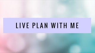 🔴 LIVE Plan With Me | Plan As You Go