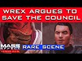 RARE Mass Effect 1 Scene - Wrex Argues to SAVE THE COUNCIL (and Kaidan Becomes a Renegade)