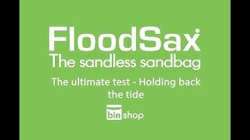 The ultimate FloodSax test - Holding back the tide