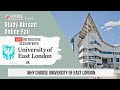 Why Choose University Of East London(UEL) | GeeBee Education's Study Abroad Online Fair