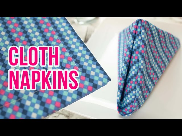 How to Sew a Cloth Napkin  DIY Mitered Corner Napkin Tutorial - The  Everyday Farmhouse