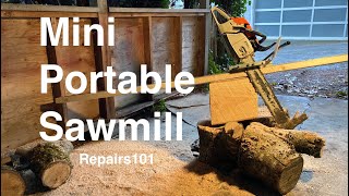 Mini Portable Sawmill by Repairs101 1,620 views 1 year ago 3 minutes, 18 seconds