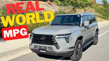 Fuel Efficiency Exposed: REAL WORLD MPG Test of 2025 Lexus GX550