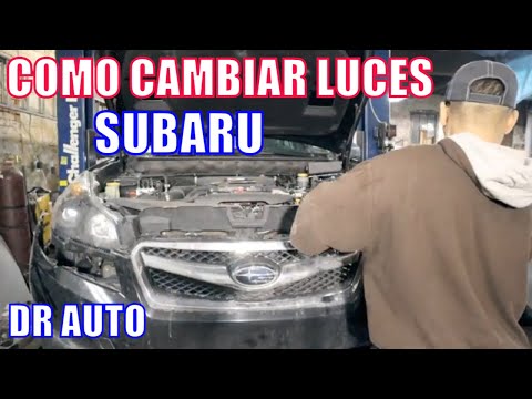 como cambiar luz baja Subaru