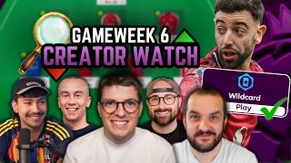FPL GW6 CREATOR WATCH | Wildcard Are Active! Yellow Flags Galore!