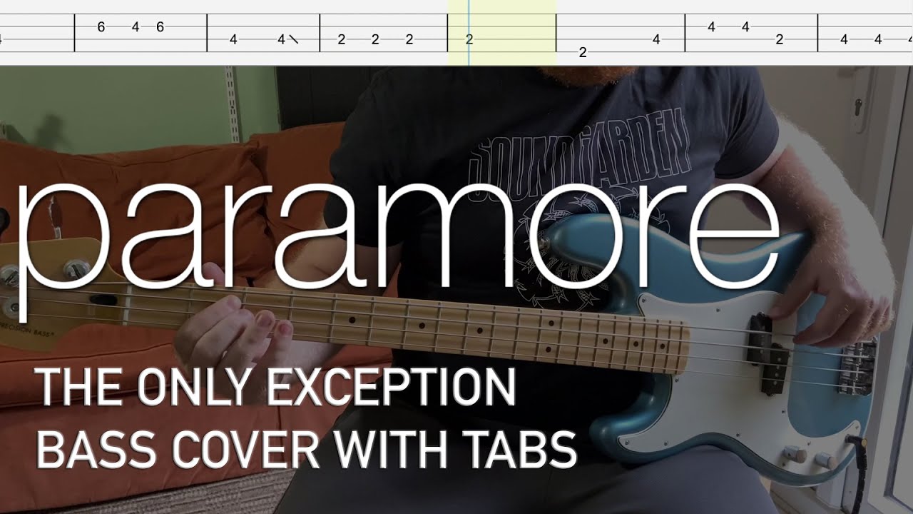 Guitar Tab Paramore The Only Exception