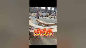 curved glulam beams sanded and polished#shorts #shortsvideo #shortsyoutobe #housedesign #housetour