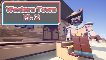 Saloon and Vault Doors!? // Western Town Pt. 2